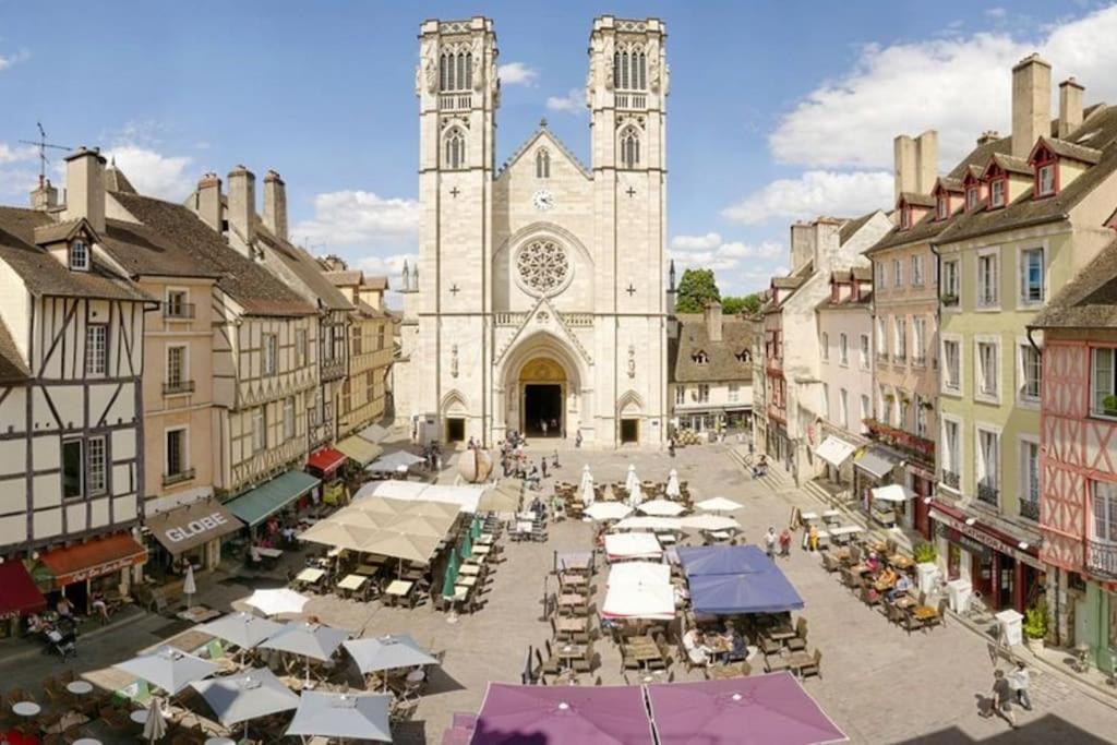 Charmant Appartement Centre Ville Avec Cour Chalon-sur-Saône Extérieur photo